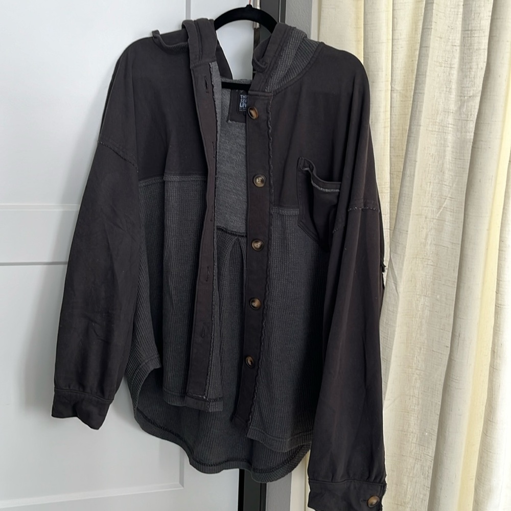 AE Hooded Shacket